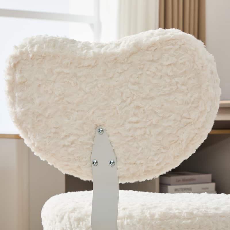 Anmytek Cross Legged Chair with Wheels,Criss Cross Desk Chair with Lumbar Support and Adjustable Stool