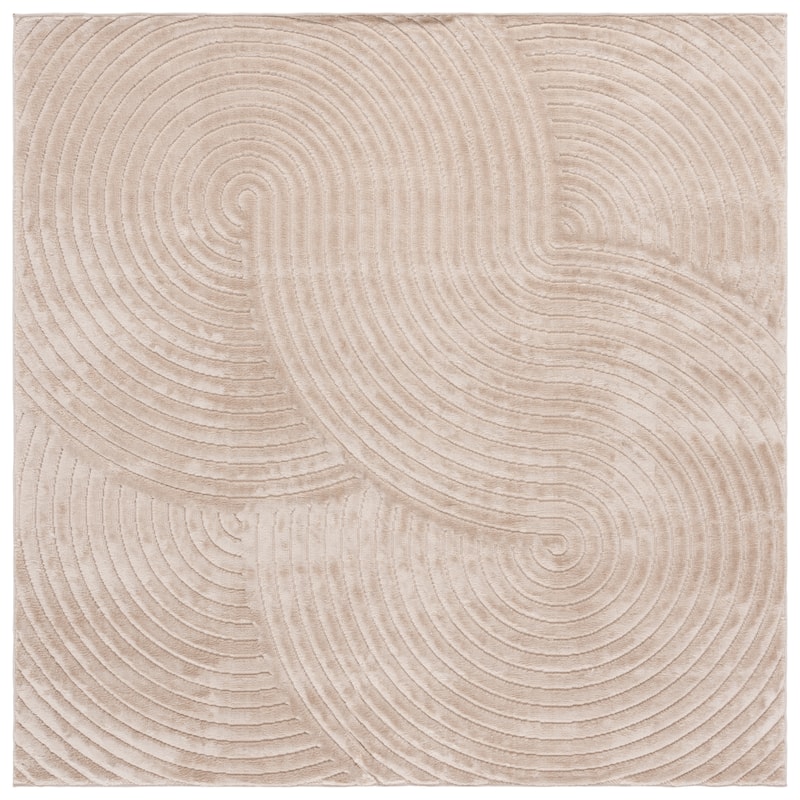 SAFAVIEH Selena Delphine Modern & Contemporary Rug - 5'3" Square - Beige