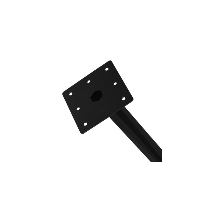 36 in. Square Breakroom Table- Cherry Top, Black Base & 4 M Stack Chairs- Grey