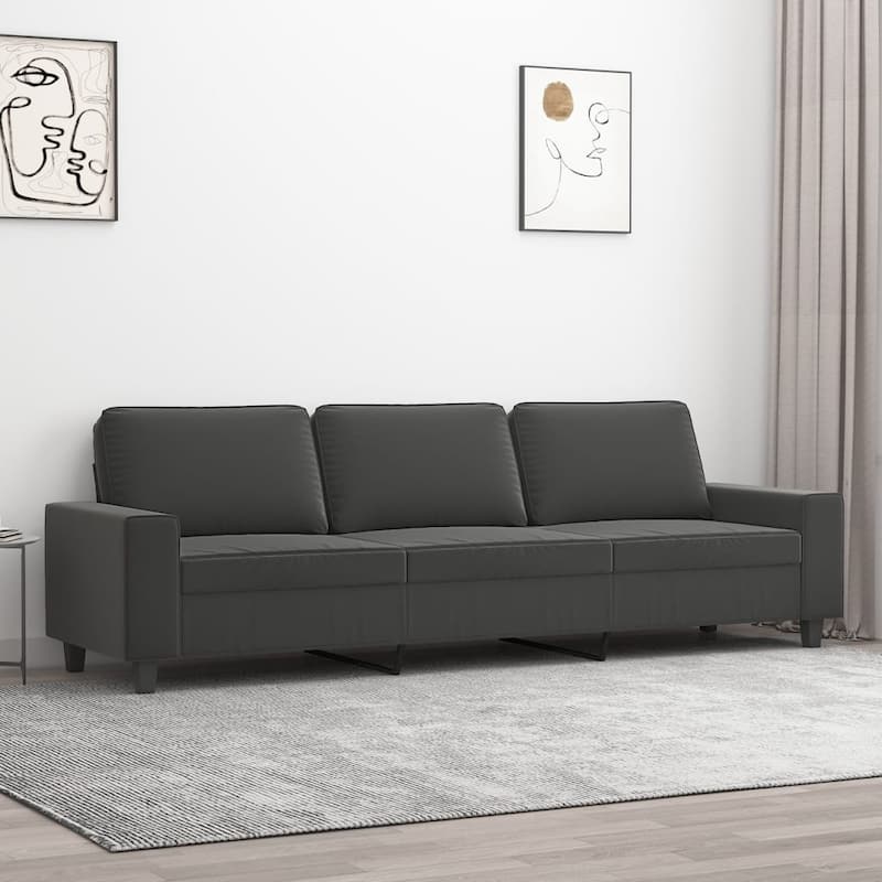 vidaXL Sofa Chair Accent Upholstered Chair for Living Room Microfiber Fabric