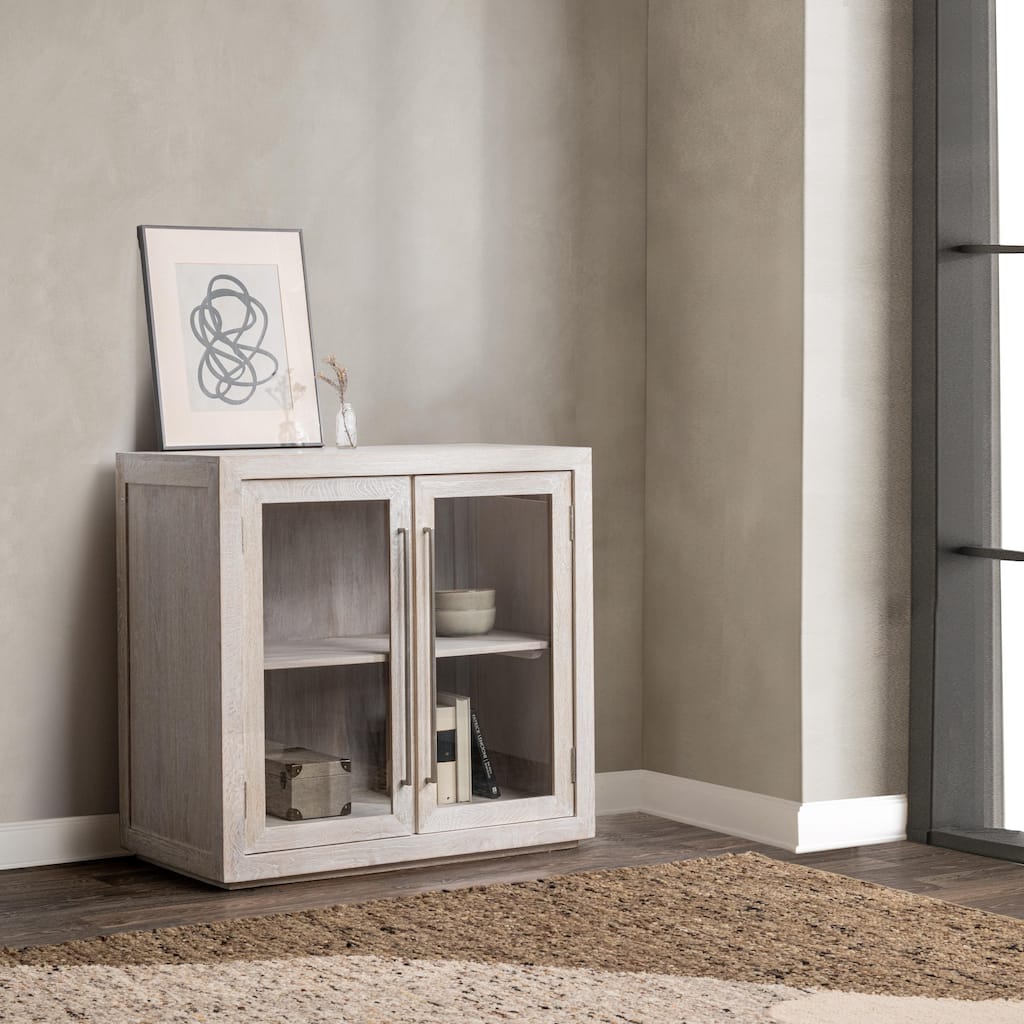 Classic Home Bradley Two-Door Oak Cabinet
