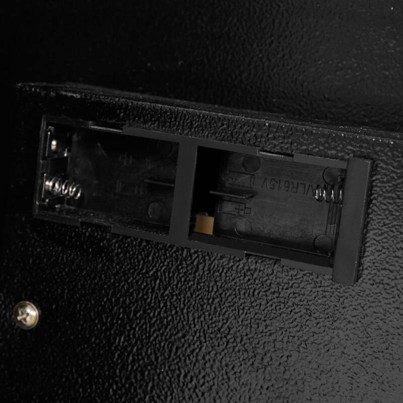 Security Safe with Digital Electronic Lock, Office/Home Safe Box - Includes Keys and Batteries