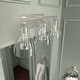 preview thumbnail 1 of 9, Hunter Van Nuys Bathroom Vanity Wall Light - Bathroom, Laundry - Transitional, Vintage, Farmhouse - Damp Rated! 23" - 3 Light - Brushed Nickel