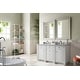 preview thumbnail 2 of 14, James Martin Vanities Bristol 60" Double Vanity, Bright White
