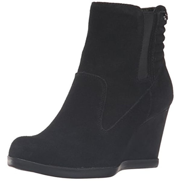 anne klein wedge ankle boots