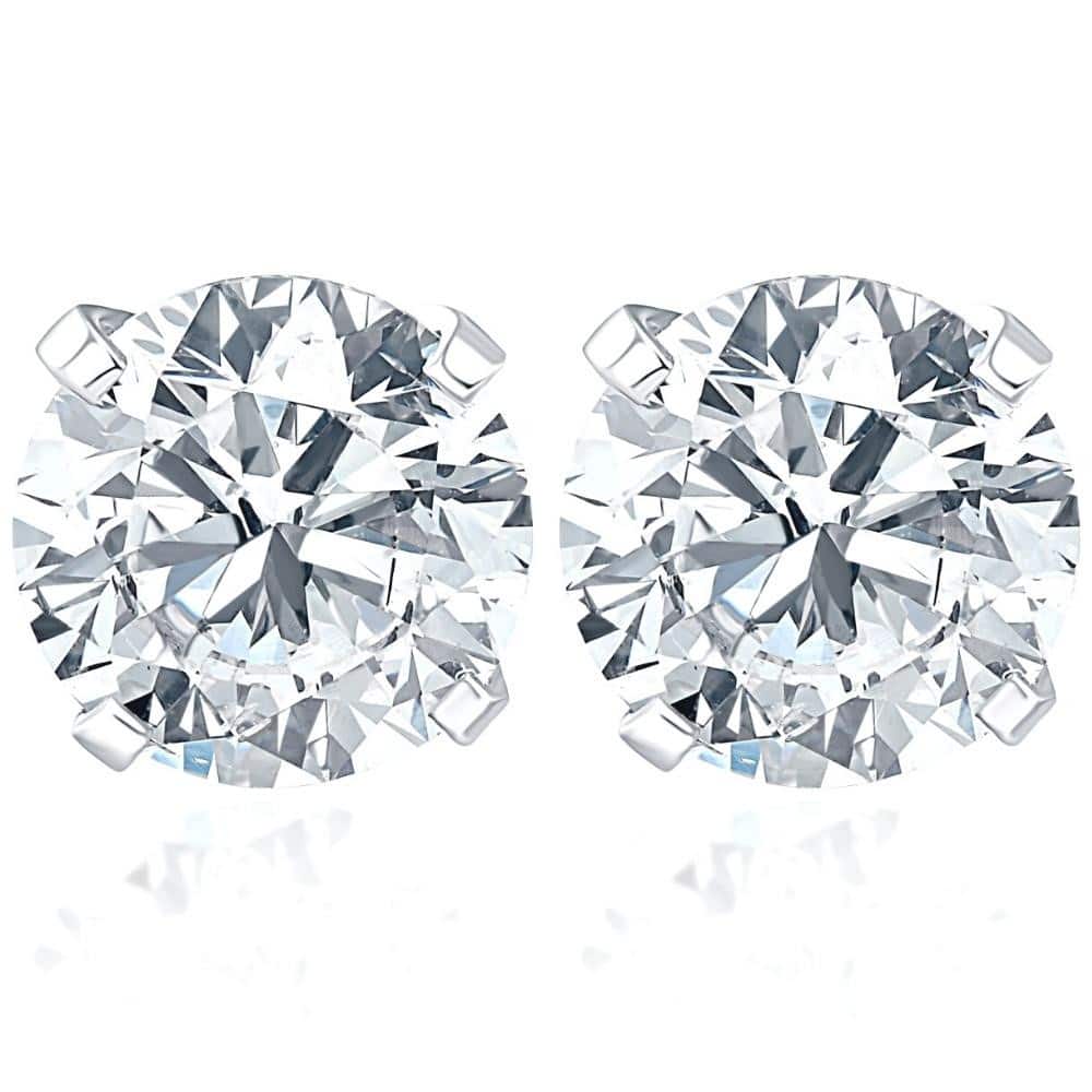 Certified 1 1/2Ct TW Round Diamond Studs Gold Lab Grown