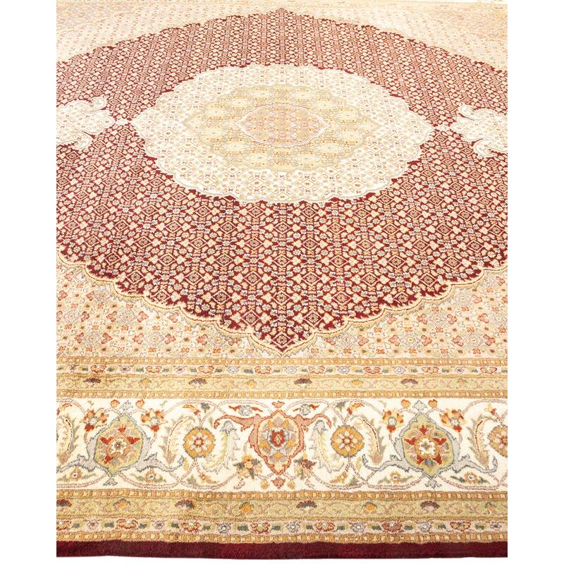 Overton Hand Knotted Wool Vintage Inspired Traditional Mogul Red Area Rug - 8 x 10