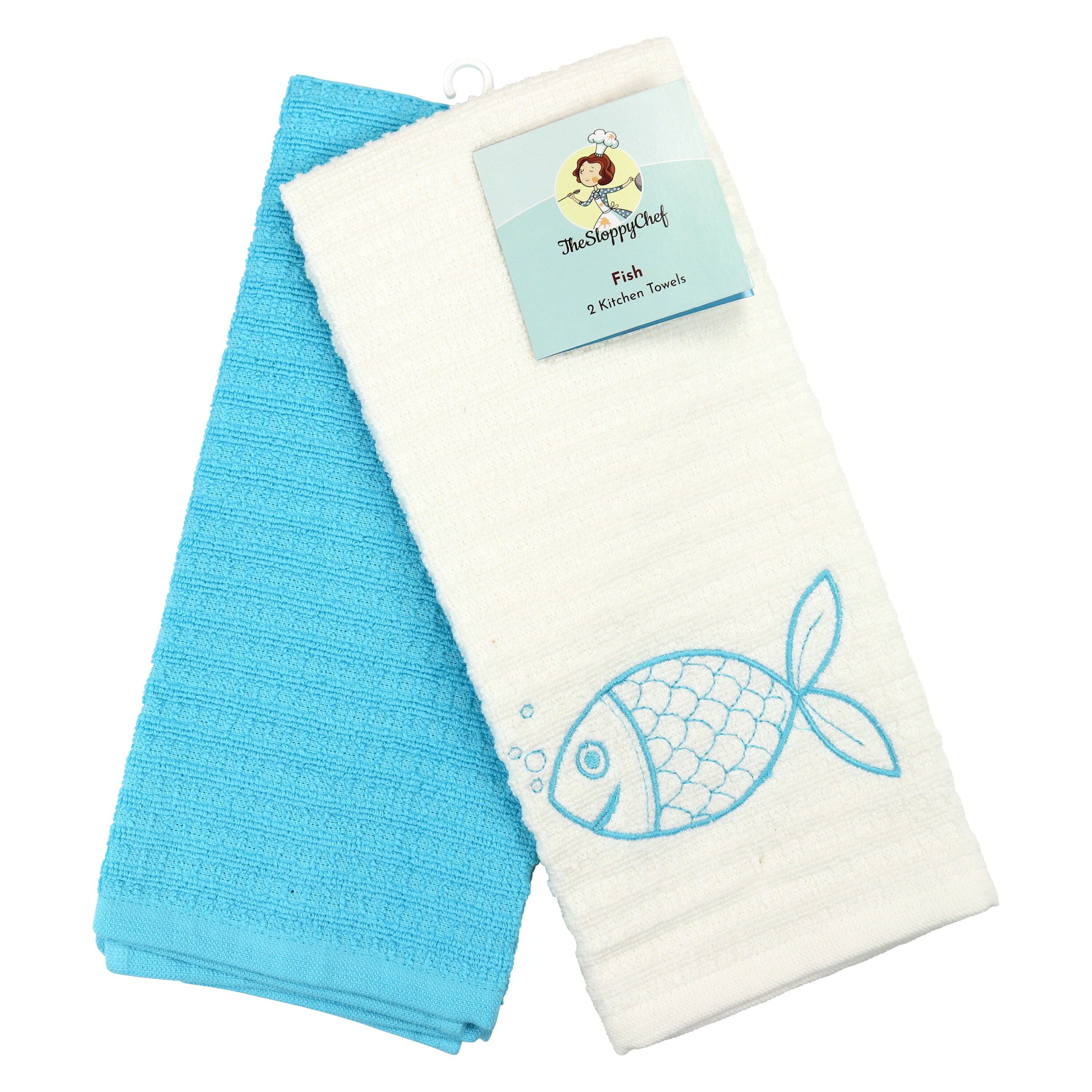 The Sloppy Chef Microfiber Dish Cloths Pack of 6 Assorted Designs New Polyester The Sloppy Chef Microfiber Dish Cloths Pack of 6 Assorted Designs New Polyester