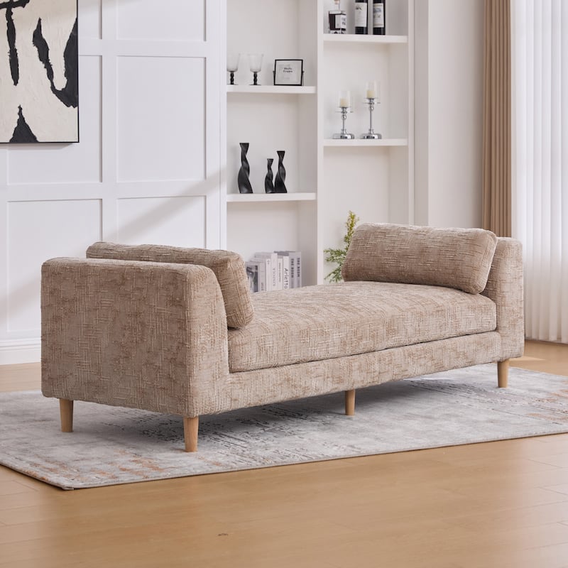 83.1" W Modern Upholstered Lounge Chair,Oversized Sofa Chair with Pillow and Armrests