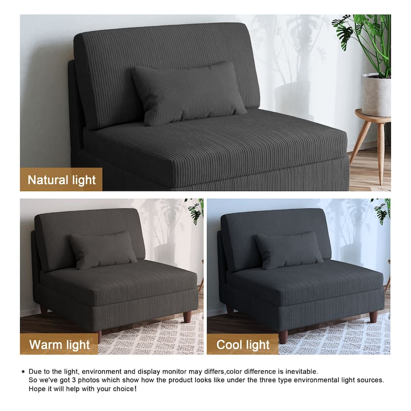 Free Combination Multi-Shaped Corduroy Sofa Modular