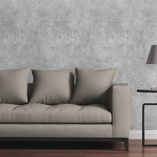 Shop Removable Wallpaper Tile Concrete Overstock 27619038