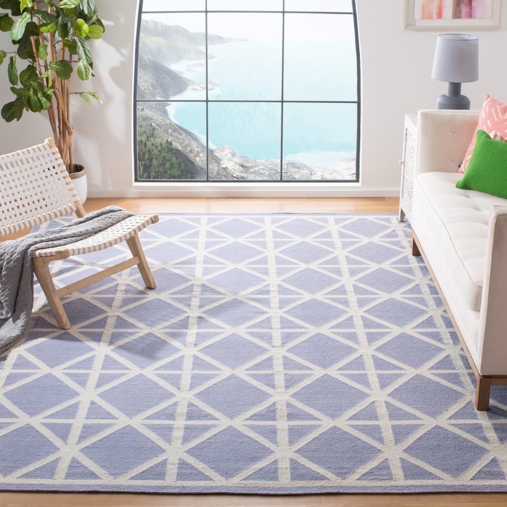 SAFAVIEH Handmade Flatweave Dhurries Vistina Modern Moroccan Wool Rug