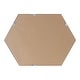 preview thumbnail 15 of 35, Kate and Laurel Calter Hexagon Framed Wall Mirror