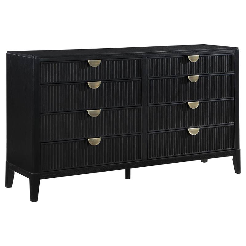Brookmead Transitional Panel Bedroom Set Black