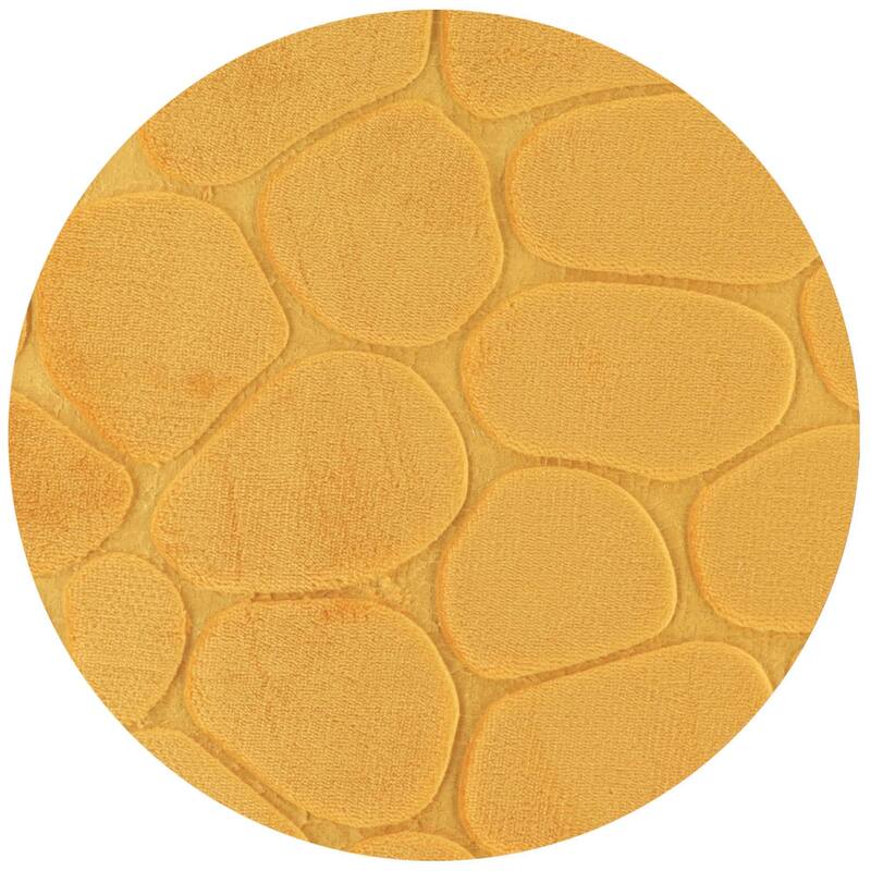 Contour Bath Rug Memory Foam Mat 3D Pebble 20L x 20W