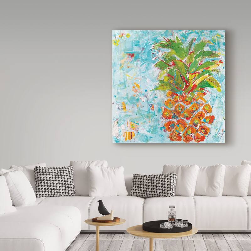 Kellie Day 'Pineapple Bright' Canvas Art