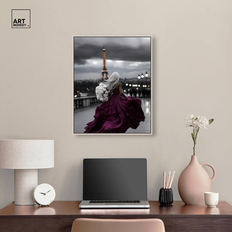 City of Love Canvas by Art Remedy