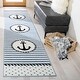 preview thumbnail 2 of 25, SAFAVIEH Carousel Kids Sybill Nautical Anchor Rug 2' x 8' Runner - Ivory/Navy