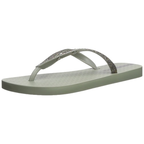 ipanema black glitter flip flops