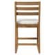 preview thumbnail 30 of 29, Rustic Patio Bar Set, 5-Piece Outdoor Furniture with Ergonomic Chairs and Solid Wood Tabletop
