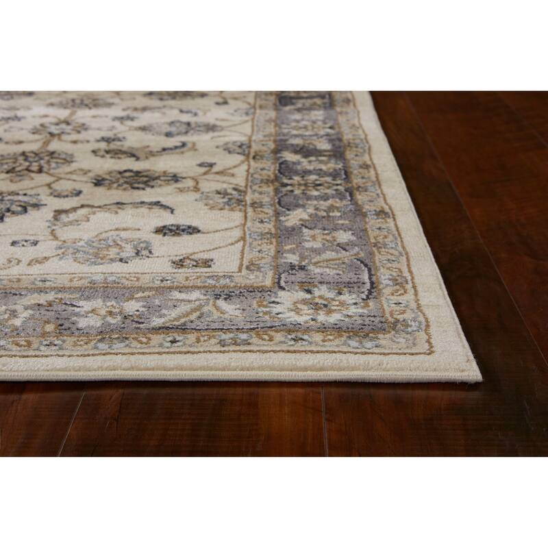 Domani Avon Elegant Traditional Scroll Rug