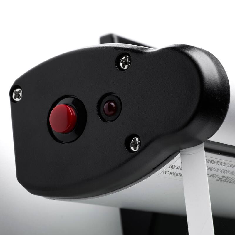 Red (Mirror) Edge Lit LED Exit Sign 90min Ni-Cad backup 120/277V Dual Face - Silver