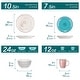 preview thumbnail 3 of 44, vancasso 32-Piece Exquisite Stoneware Dinnerware Set (Service for 8)