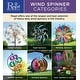 preview thumbnail 5 of 3, Regal Art & Gift 36 Inch Flower Spinner Stake - Blue