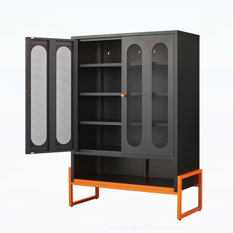 Modern Minimalist Double Door Shoe Cabinet