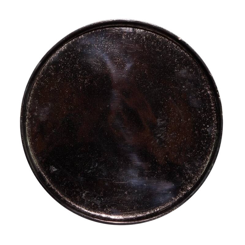 Sleek Aluminum Metal Tray Inspired Accent Table with 3 Tripod Legs - Black, Gold, Silver