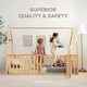 preview thumbnail 13 of 19, Kids House Gated Floor Bed Twin Size for 5+ by Comfy Cubs