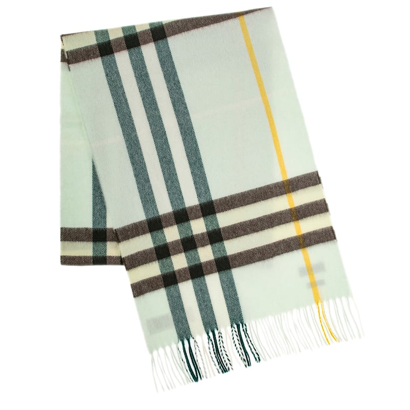 Burberry Check 100% Cashmere Scarf