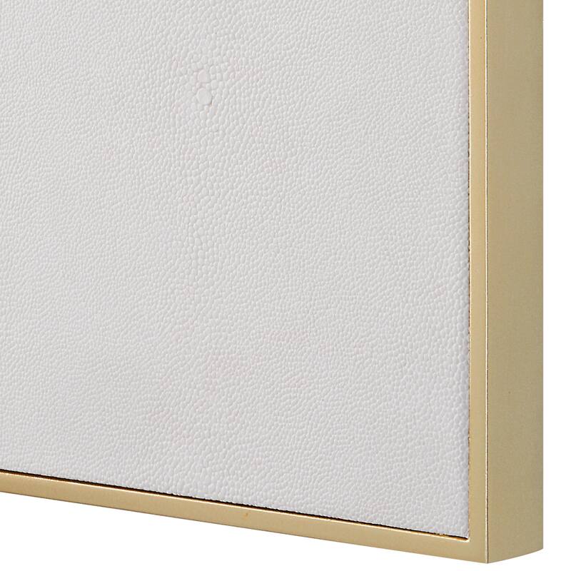 Uttermost Cyprus White Square Mirror - 40"W x 40"H x 1"D
