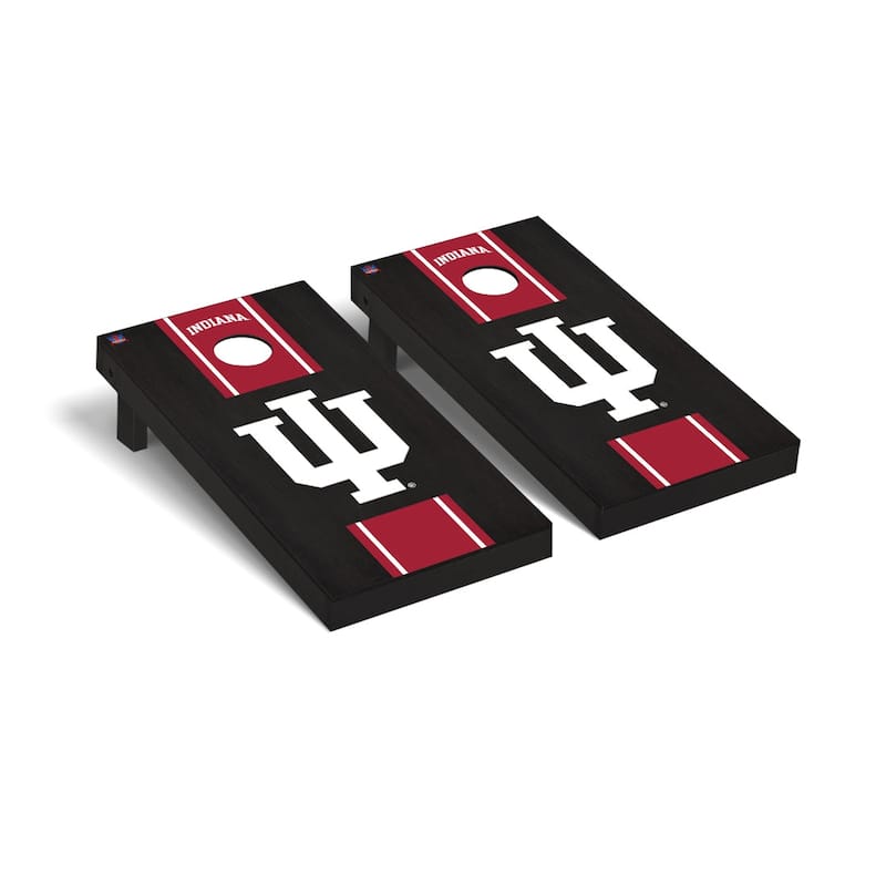 Indiana IU Hoosiers 2x4 Pro Cornhole Boards - V2 - Include Team Bags + LED Lights