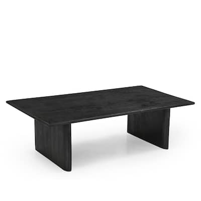 Grackle Solid Wood Coffee Table- Black - 53" X 28"