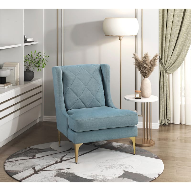 Luxurious Wingback Accent Chair with Exceptional Comfort and Stylish Design