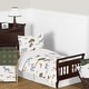 preview thumbnail 1 of 4, Jungle Animals 5pc Toddler Comforter Set Hunter Green Yellow Grey Black and White Wildlife Safari Elephant Giraffe Lion Monkey