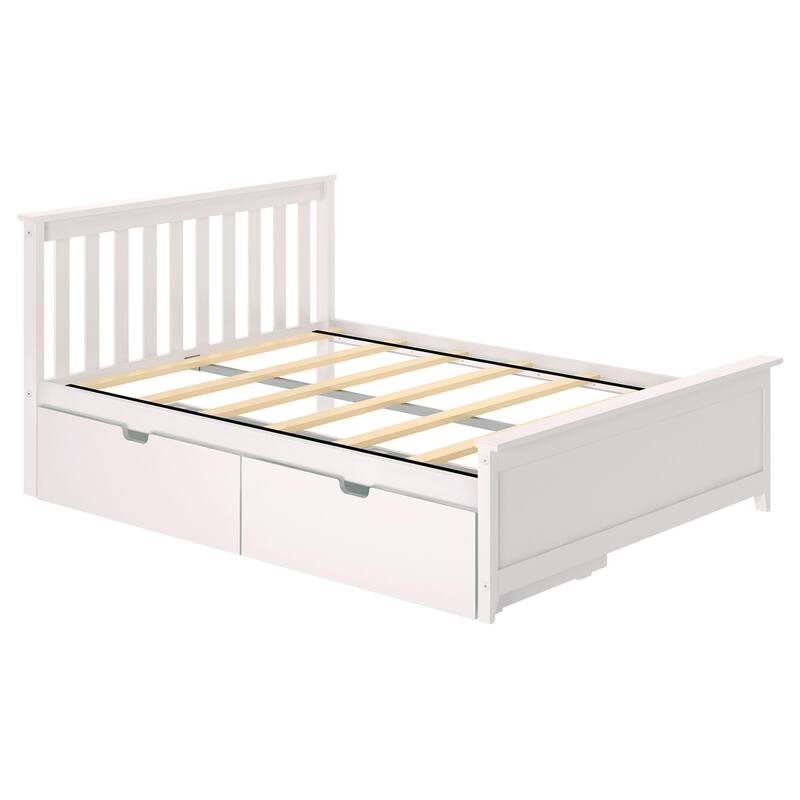 Max and Lily Full Bed with Under Bed Storage Drawers