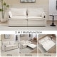 preview thumbnail 14 of 40, GDFStudio - Harper Lane Corduroy Convertible Sofa Bed with USB Charging & Side Storage for Cozy Apartment Living