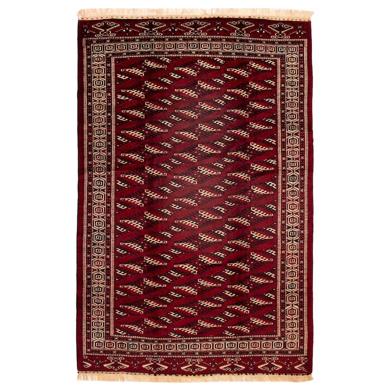 ECARPETGALLERY Hand-knotted Khal Mohammadi Red Wool Rug - 8'0 x 11'10 - Red - 8'0 x 11'10