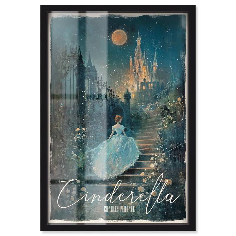 Classic Cinderella Shadowbox by Art Remedy - Black - 24" x 36"