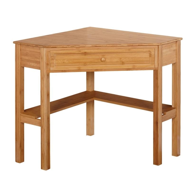 Simple Living Bamboo Corner Desk
