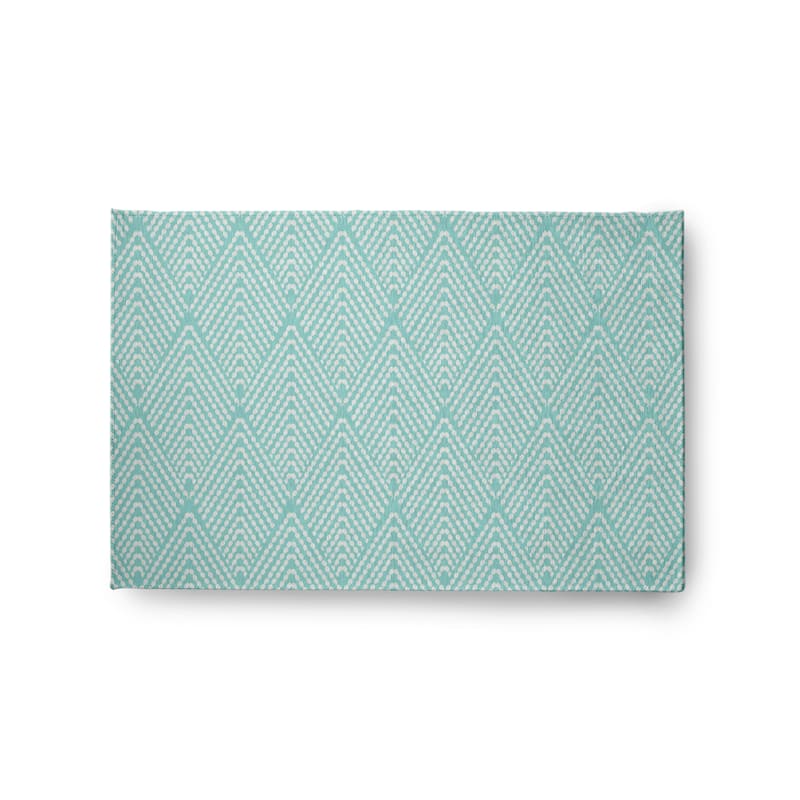 Lifeflor Diamond Spring Chenille Rug - 2' x 3' - Wave Top Blue