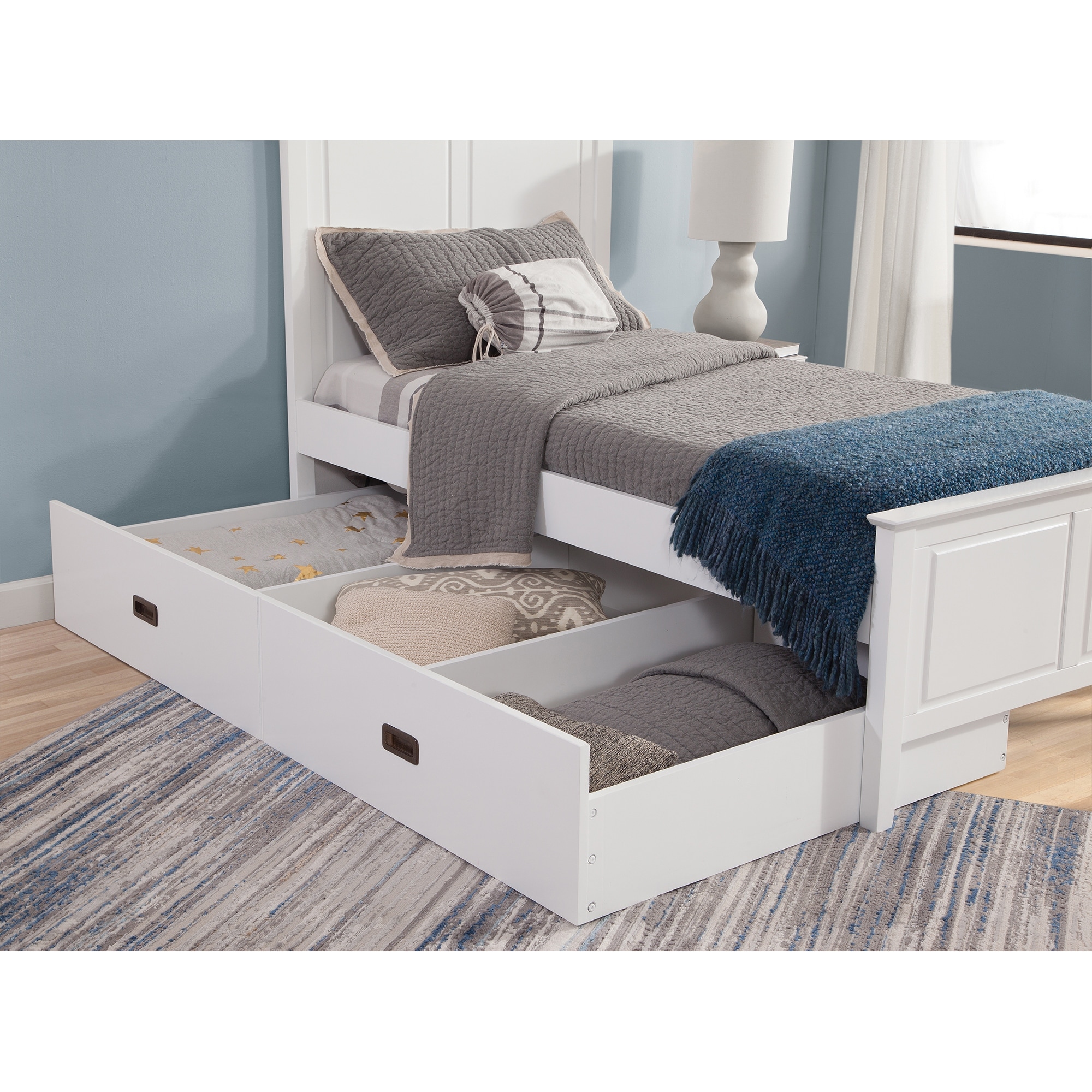 Heritage Solid Wood Twin Trundle Bed
