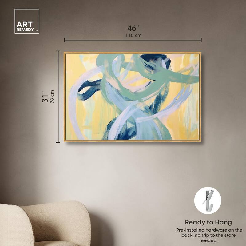 Entangled Embrace I Canvas by Art Remedy
