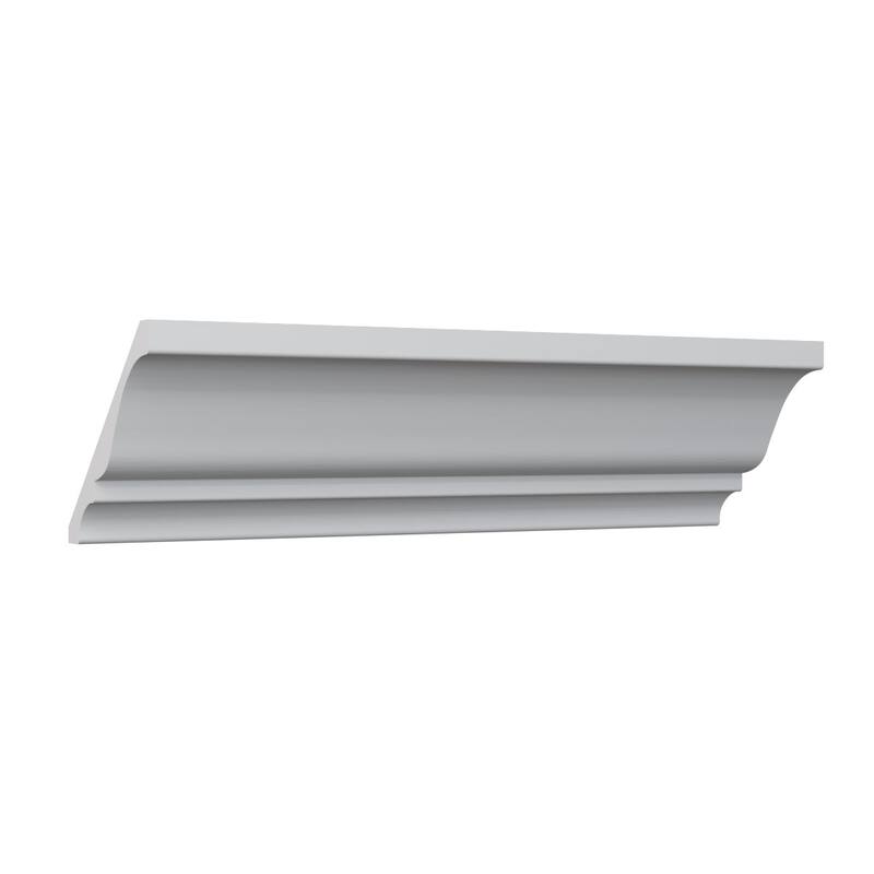WM45: 3-7/10-in H x 3-3/4-in P x 5-1/4-in F x 96-in L Americraft Solid Hardwood Stain Grade Crown Moulding