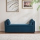 preview thumbnail 8 of 72, Velvet/Leather Storage Bench for Bedroom,End of Bed Bench for King Size Bed, Modern Upholstered Long Ottoman Bench for Entryway