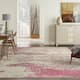 Nourison Modern Abstract Sublime Area Rug - 7'10" x 10'6" - Ivory/Pink