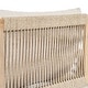 preview thumbnail 8 of 16, Christopher Knight Home - CoastalRope Modern Outdoor Acacia Wood 7 Piece Conversation Set with Rope Woven Arms