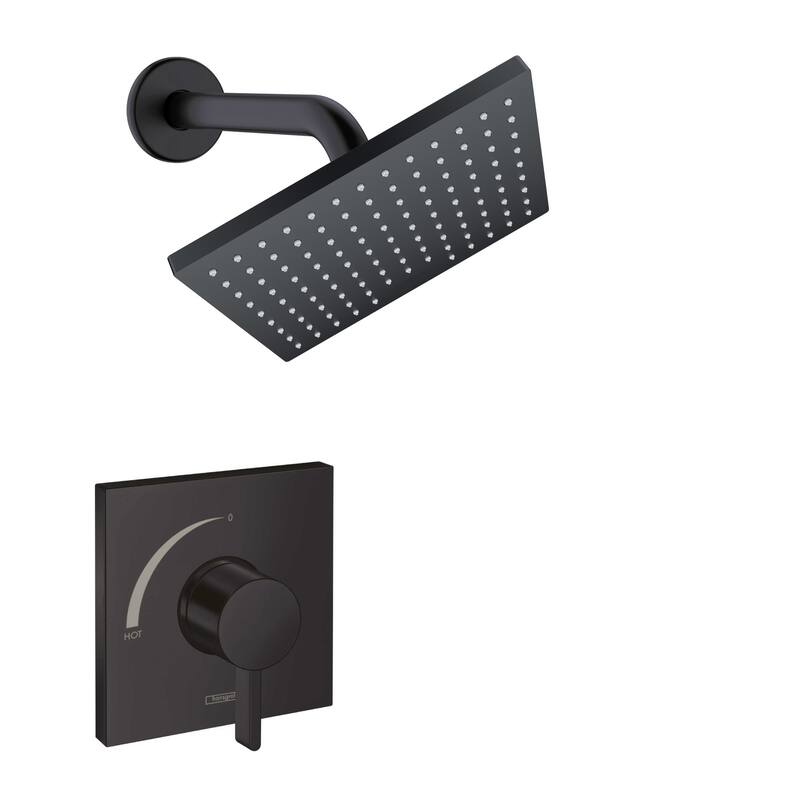 Hansgrohe Vernis Vernis Pressure Balance Shower Only with 1.75 GPM 1 - Matte Black